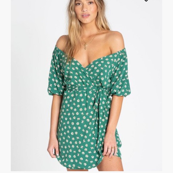 Billabong Best Dressed Wrap Dress - Picture 1 of 4